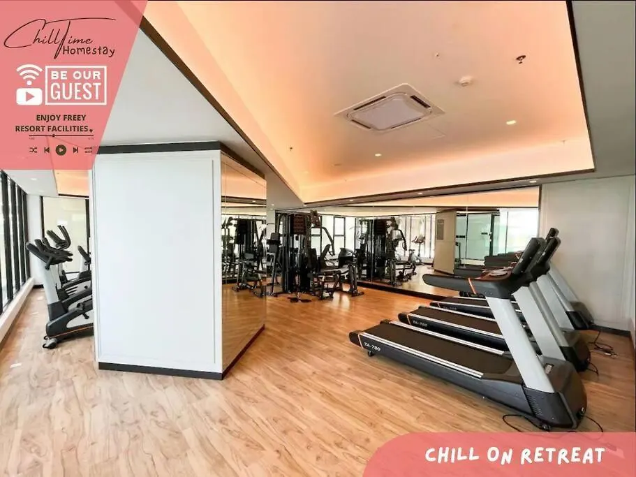 아파트 Paradigm Residence Superview X2Netflix 5G By Chilltime Homestay 조호르 바루